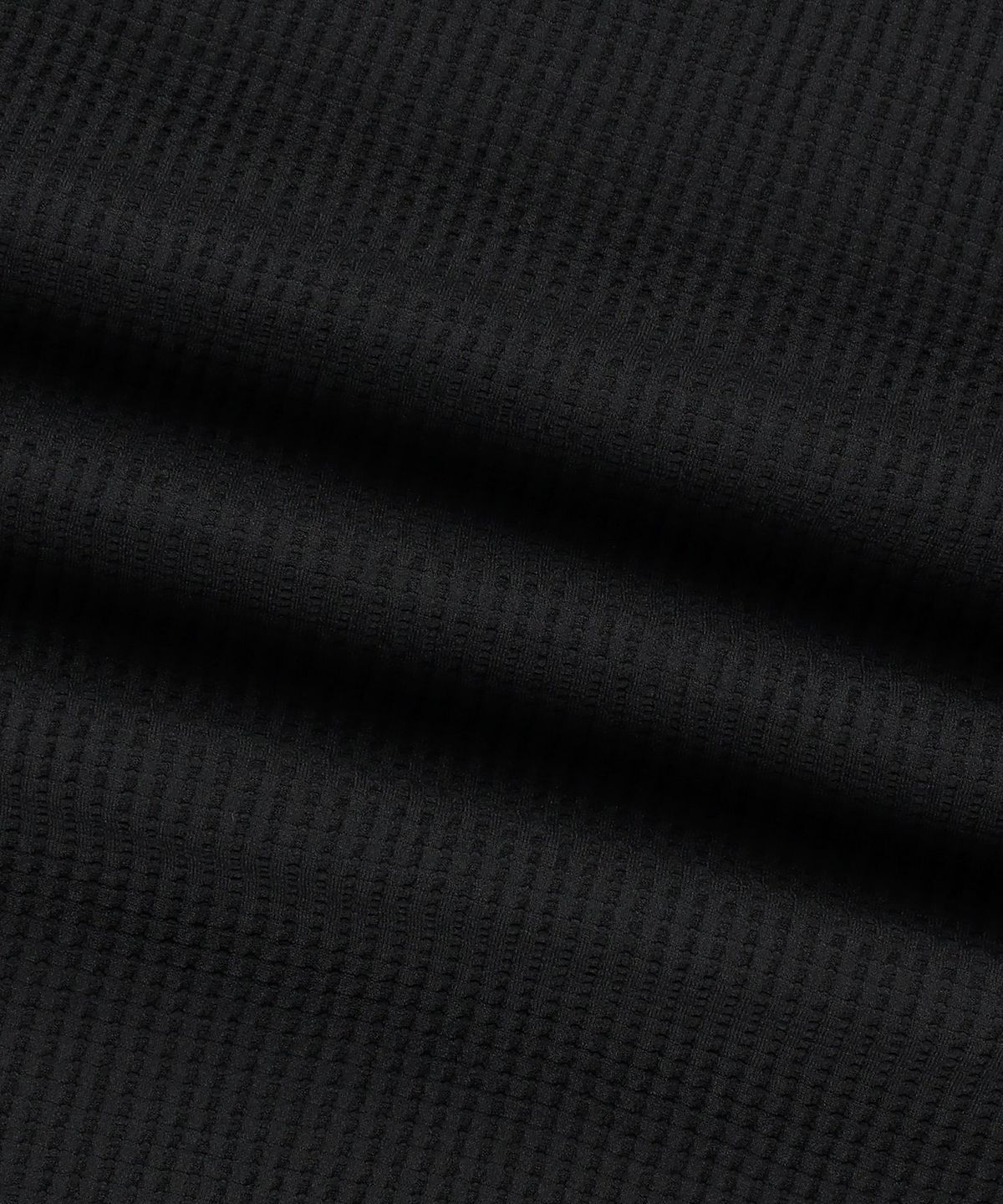 썬러브투어(SUNLOVETOUR) Aero Waffle LS Tee Black