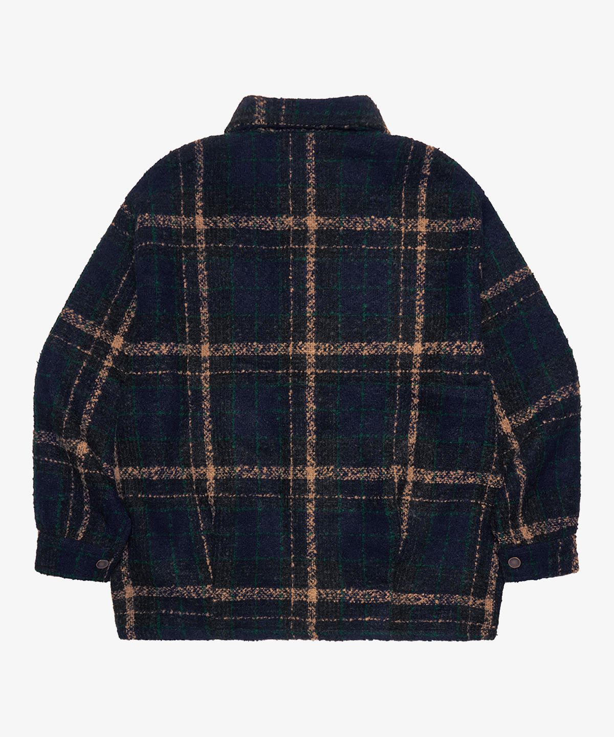 골든선샤인(GOLDEN SUNSHINE) Wool boucle check jacket_Green