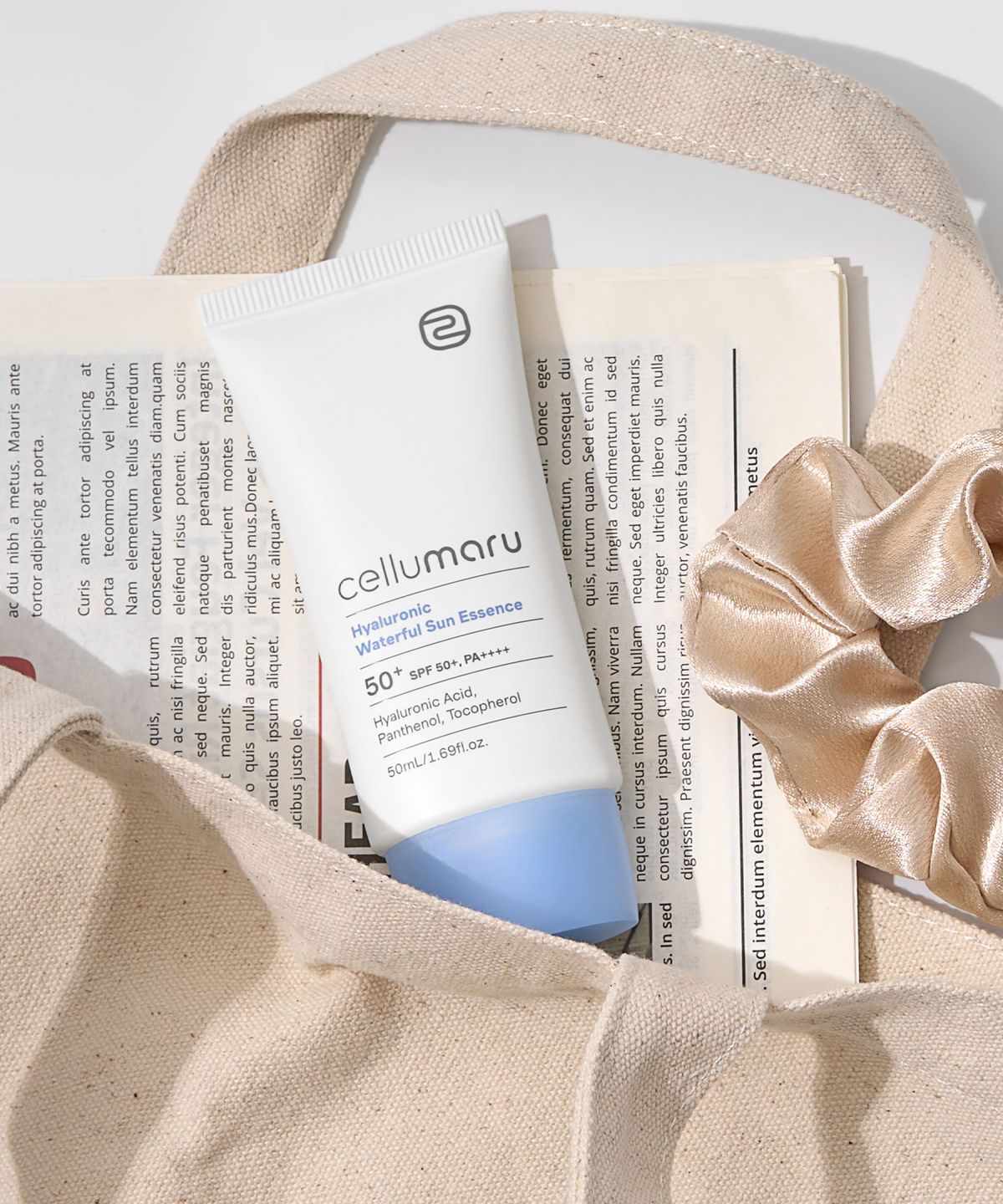 셀루마루(CELLUMARU) 히알루로닉 워터풀 선 에센스 SPF50+ 50ml