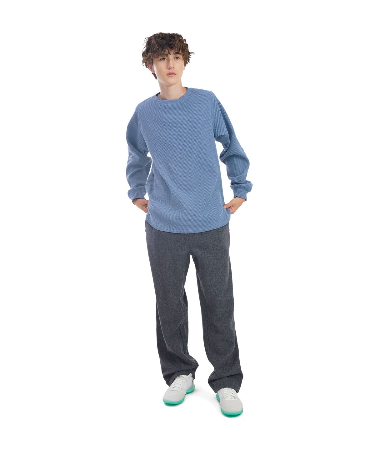 썬러브투어(SUNLOVETOUR) Aero Waffle LS Tee Violet
