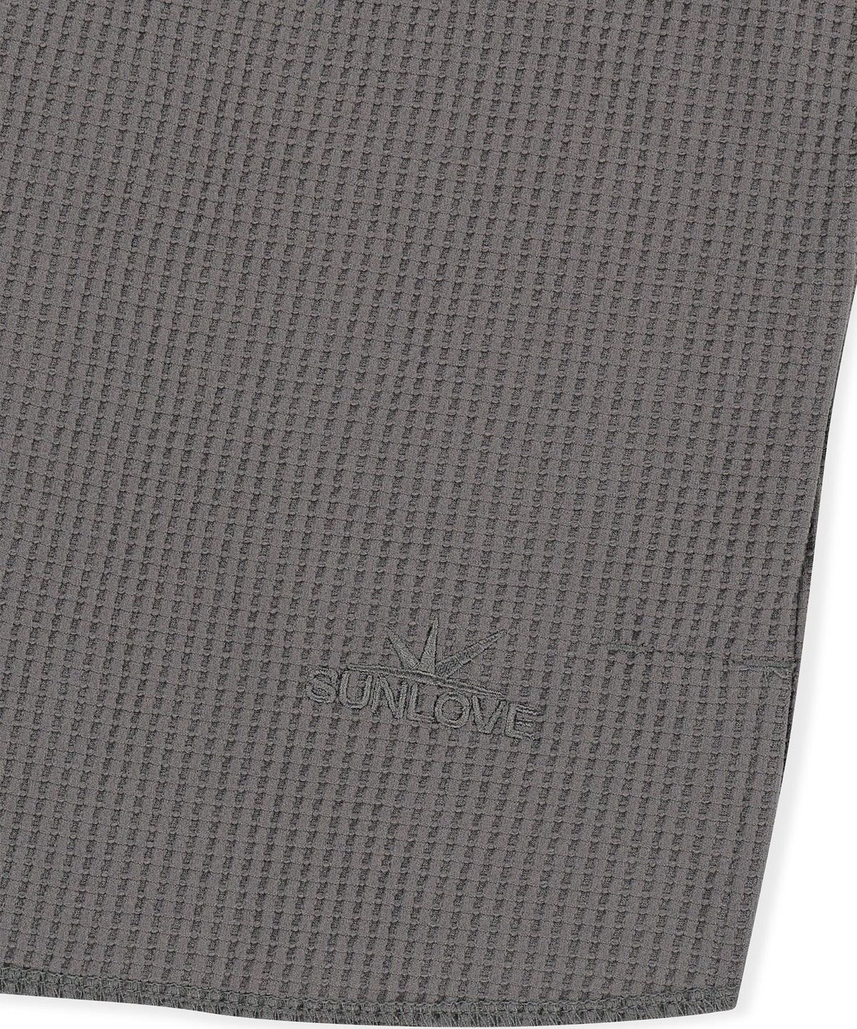 썬러브투어(SUNLOVETOUR) Aero Waffle LS Tee Charcoal