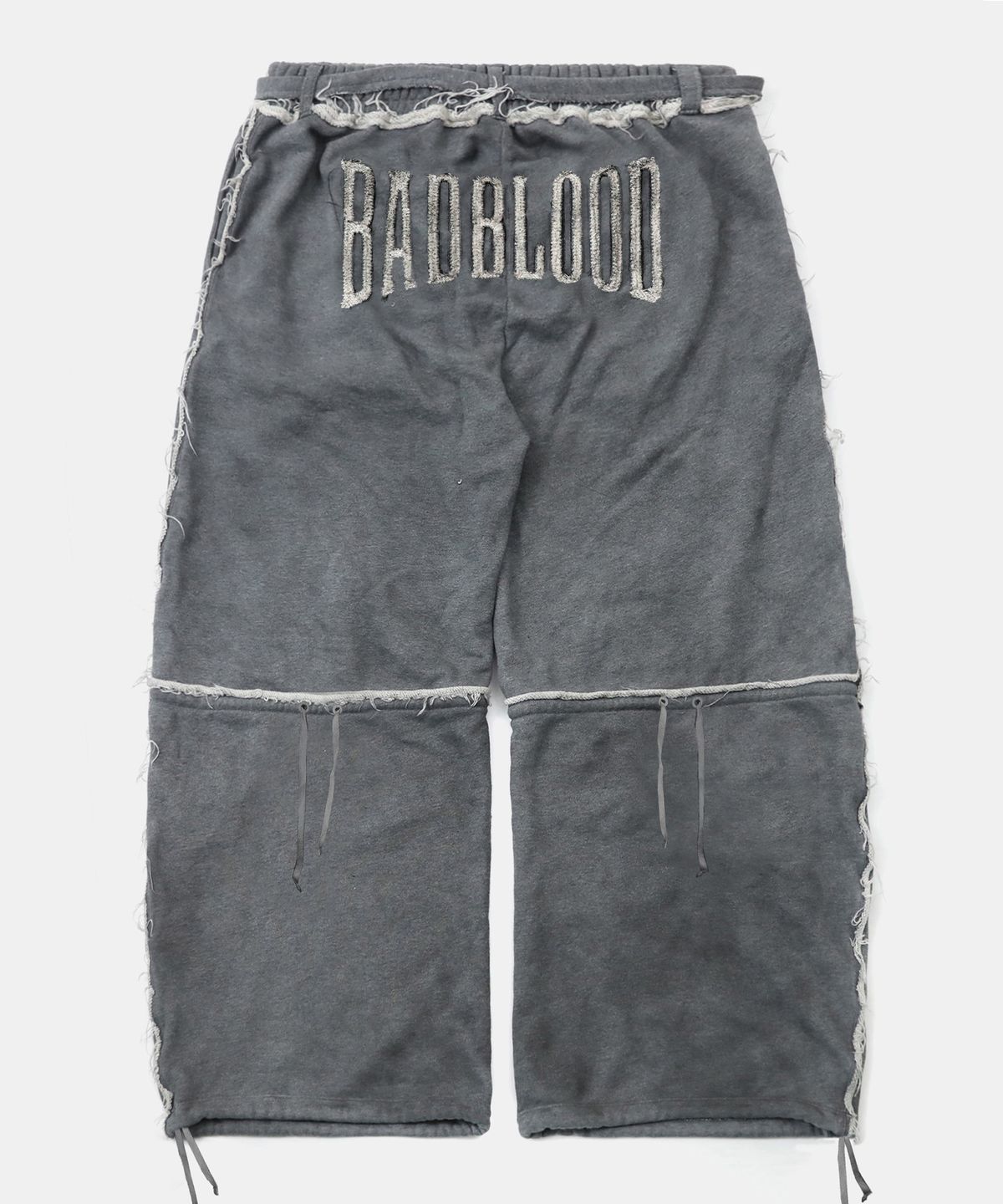 배드블러드(BADBLOOD) 로 엣지 컨벡스 조거 - 워시드그레이