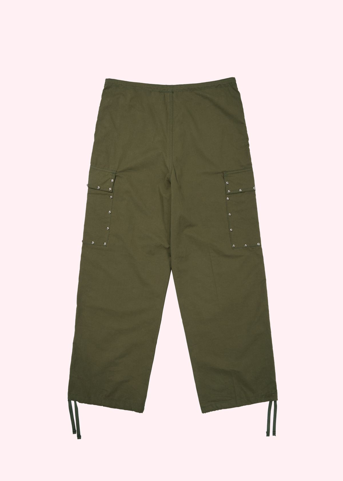 어텐즈(ATTENDS) Studded cargo pants (Khaki)