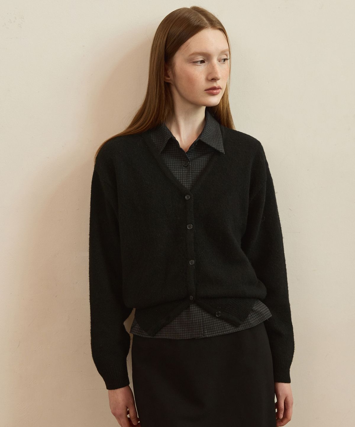 어다울(ADAUL) Essential soft v neck cardigan - 7color