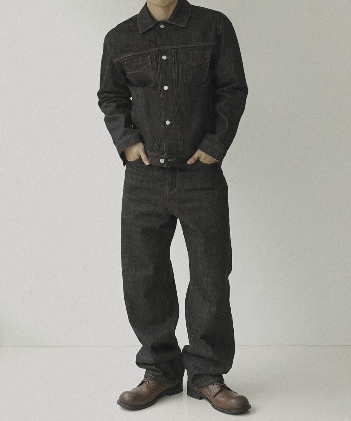 시도(SIIIIDO) JONAH PF SILHOUETTE SELVEDGE RAW DENIM JACKET #2