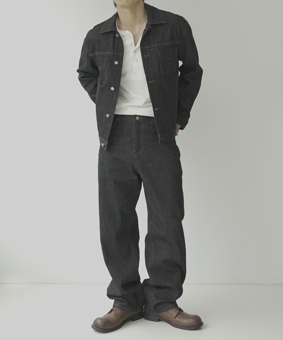 시도(SIIIIDO) JONAH PF SILHOUETTE SELVEDGE RAW DENIM JACKET #2