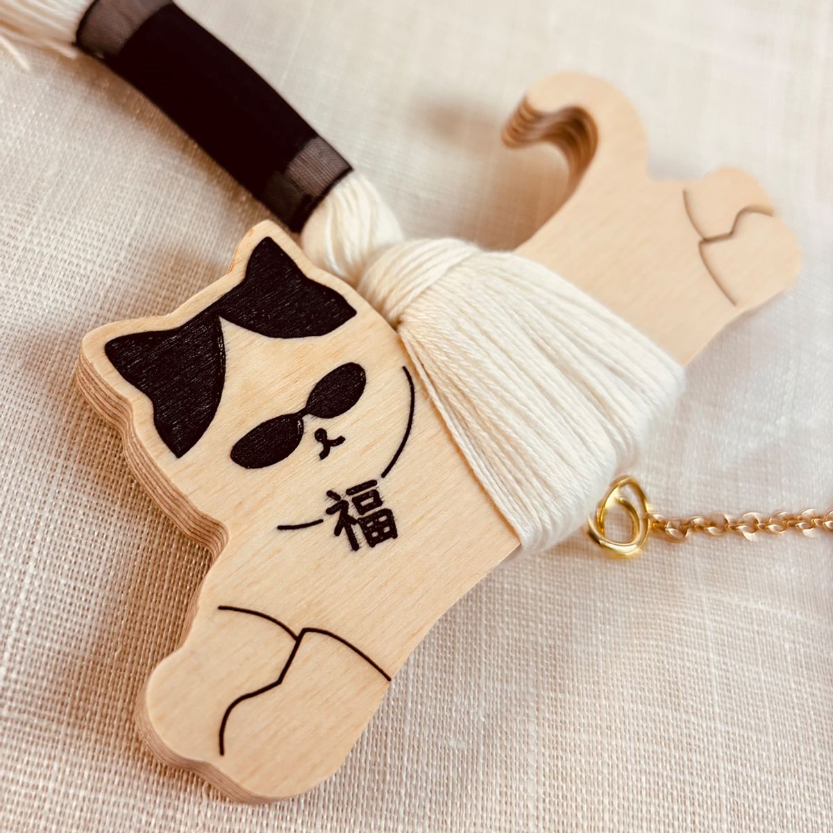 루시엔데코(LUCIENDECO) 갓명태 복냥이 오너먼트 장식 GIFT