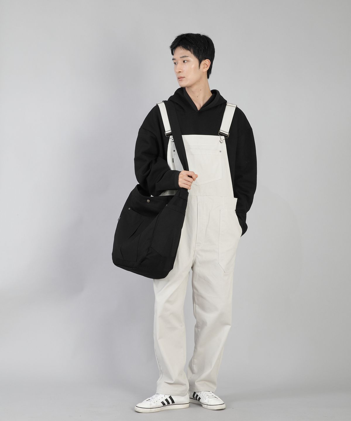 세인트크루(SAINTCREW) 버클스크랩 카고 메일백 BCM-158 블랙