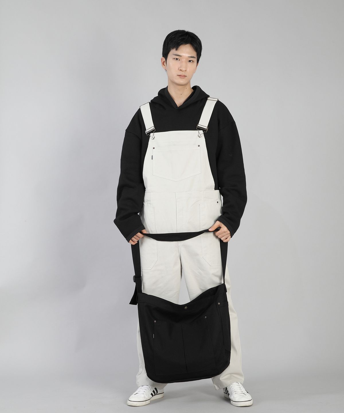 세인트크루(SAINTCREW) 버클스크랩 카고 메일백 BCM-158 블랙
