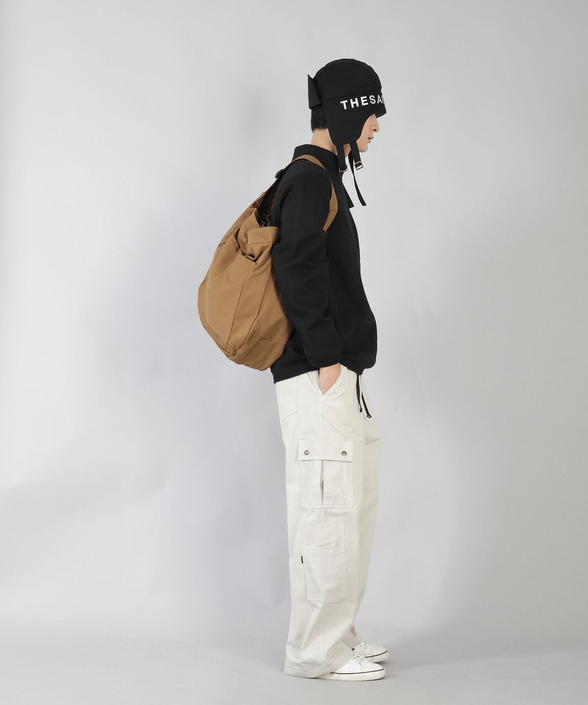 세인트크루(SAINTCREW) 버클스크랩 카고 메일백 BCM-158 카멜