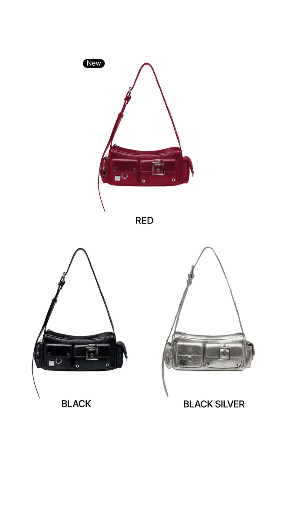 MUSINSA | BLACK PURPLE Mini Fortress Bag - Black