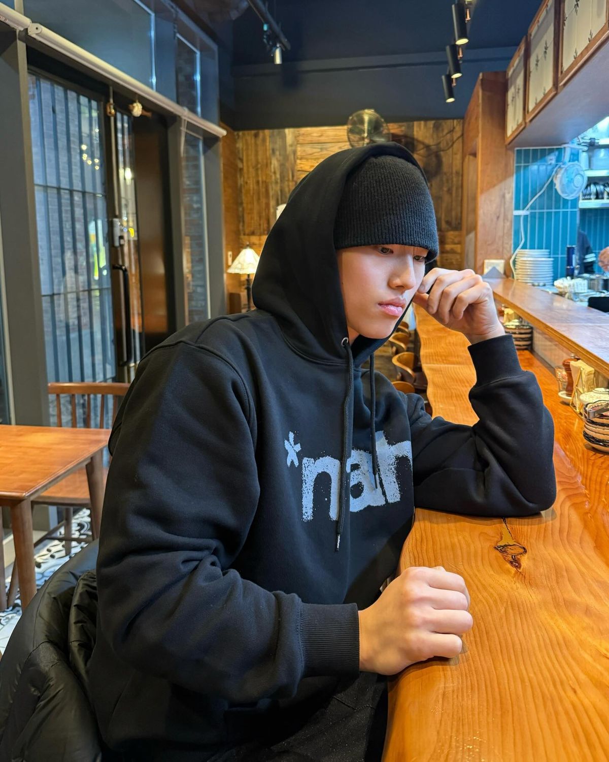 마하그리드(MAHAGRID) mah SPRAY HOODIE _2colors