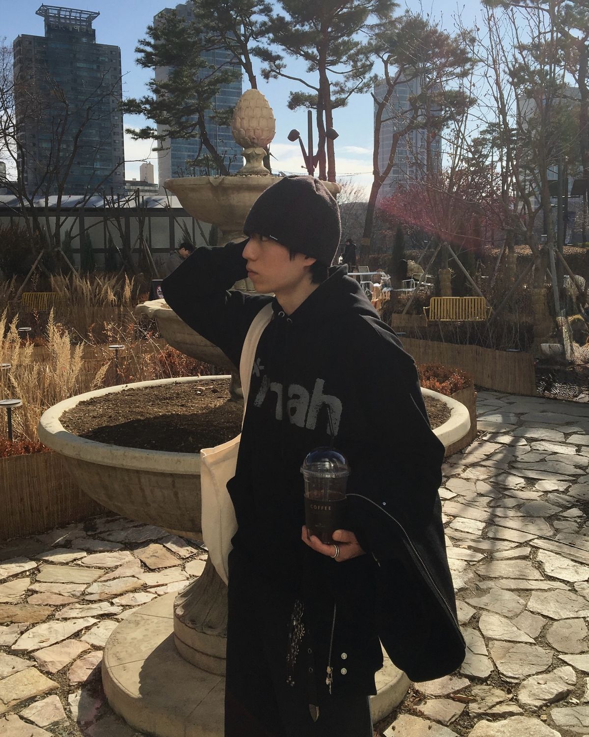 마하그리드(MAHAGRID) mah SPRAY HOODIE _2colors