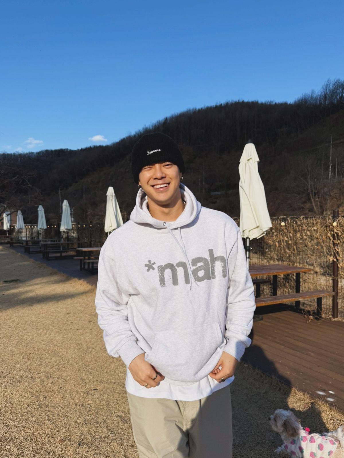마하그리드(MAHAGRID) mah SPRAY HOODIE _2colors