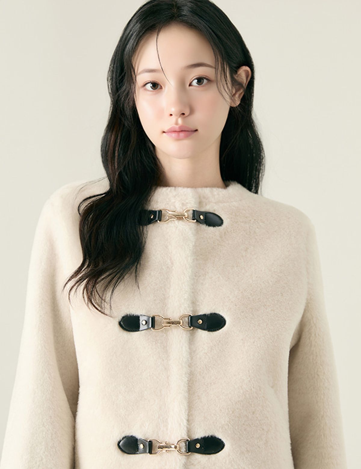 로엠(ROEM) 버클 퍼자켓_RMJLG11R11