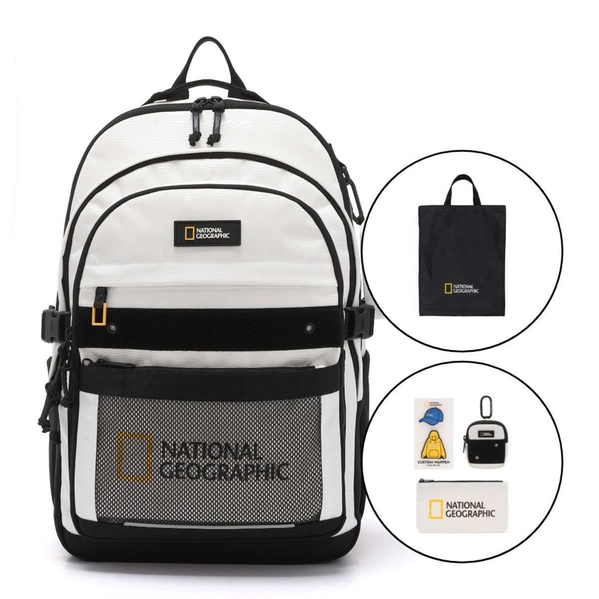 내셔널지오그래픽(NATIONALGEOGRAPHIC) N261ABG530 라코 백팩 WHITE