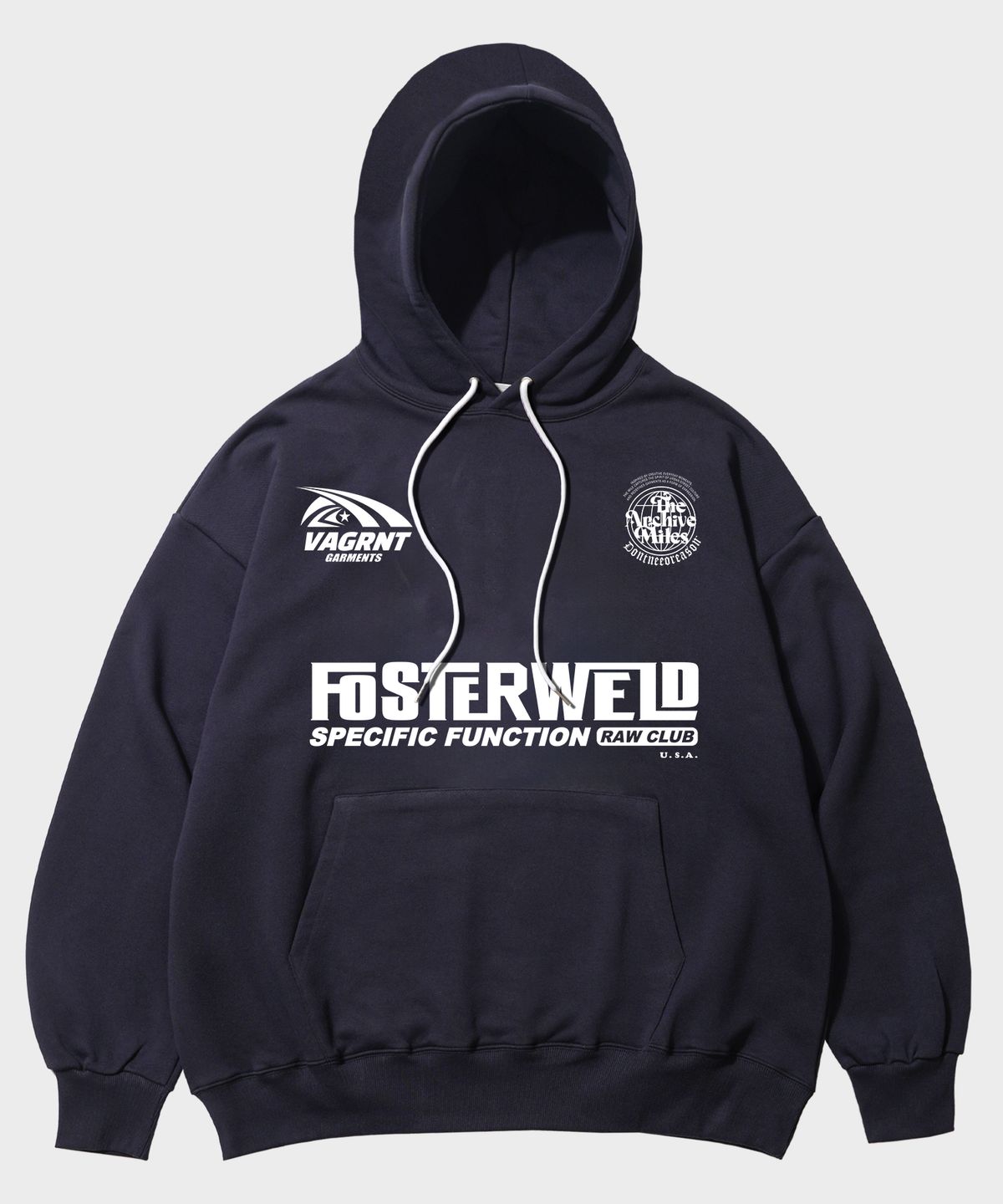 더마일(THEMILE) FOSTERWELD MILE HOODIE [NAVY]