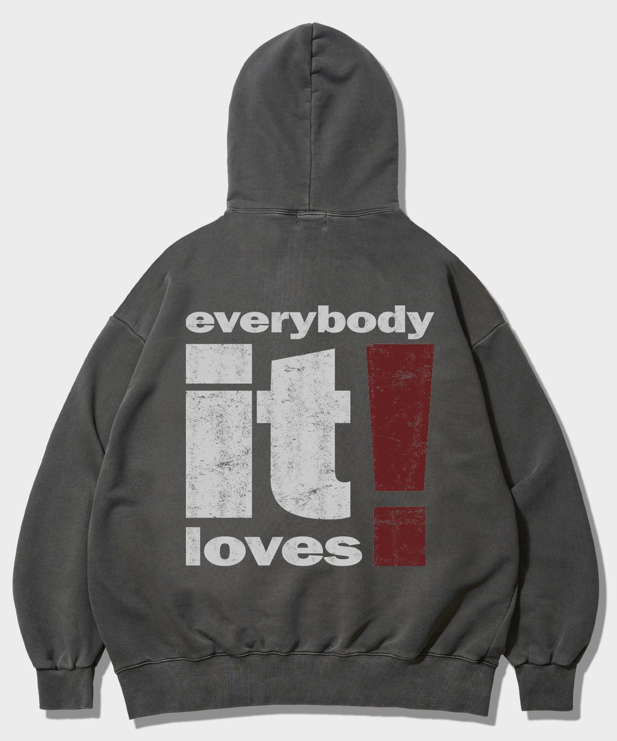 더마일(THEMILE) IT LOVES MILE  HOODIE [PIGMENT D.GRAY]