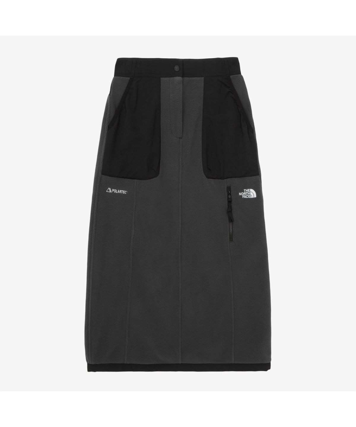 노스페이스(THE NORTH FACE) NK6FR55A 여성 데날리 플리스 스커트 CHARCOAL