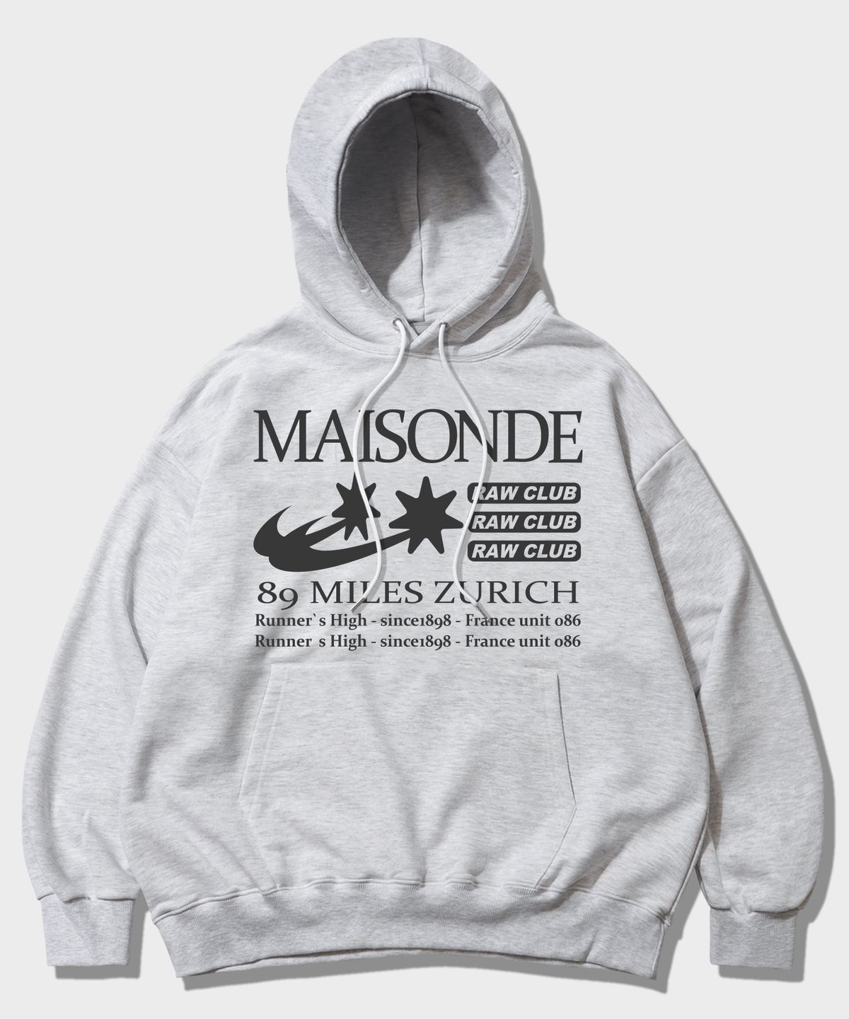 더마일(THEMILE) MAISONDE MILE HOODIE [OATMEAL]