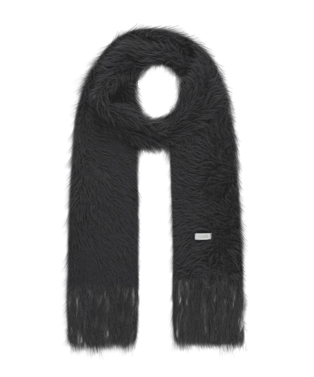 오호스(OJOS) Hairy Muffler / Charcoal