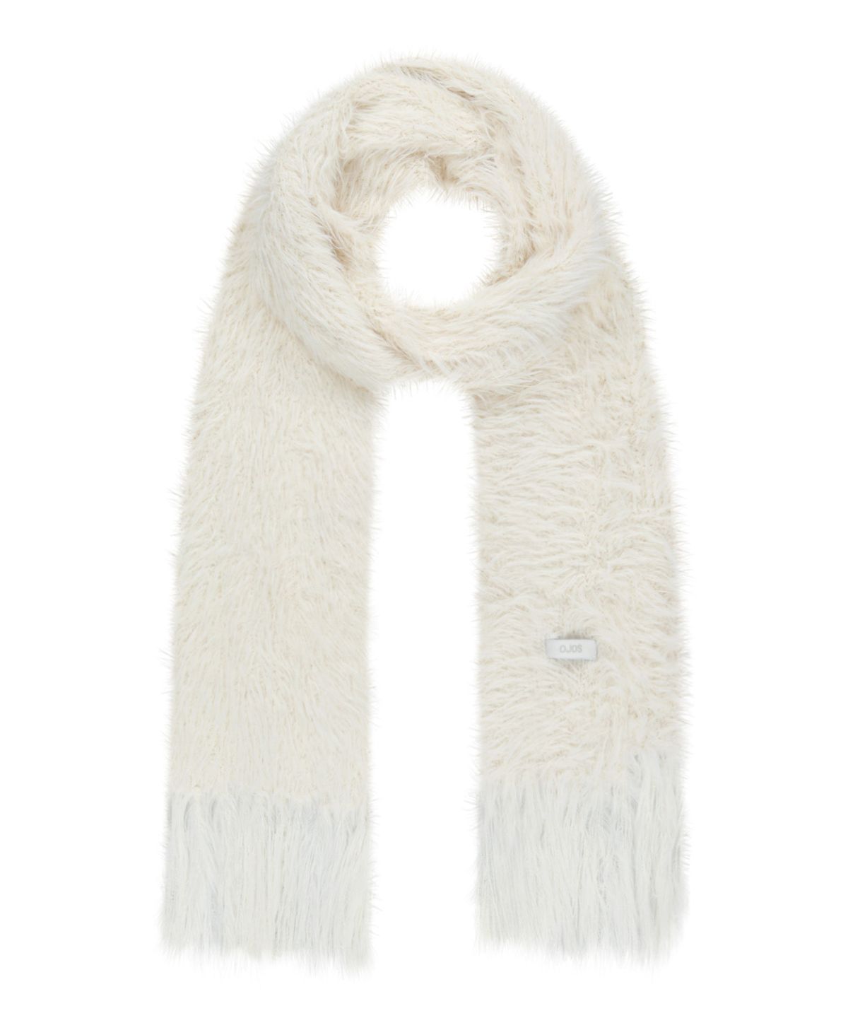 오호스(OJOS) Hairy Muffler / Ivory