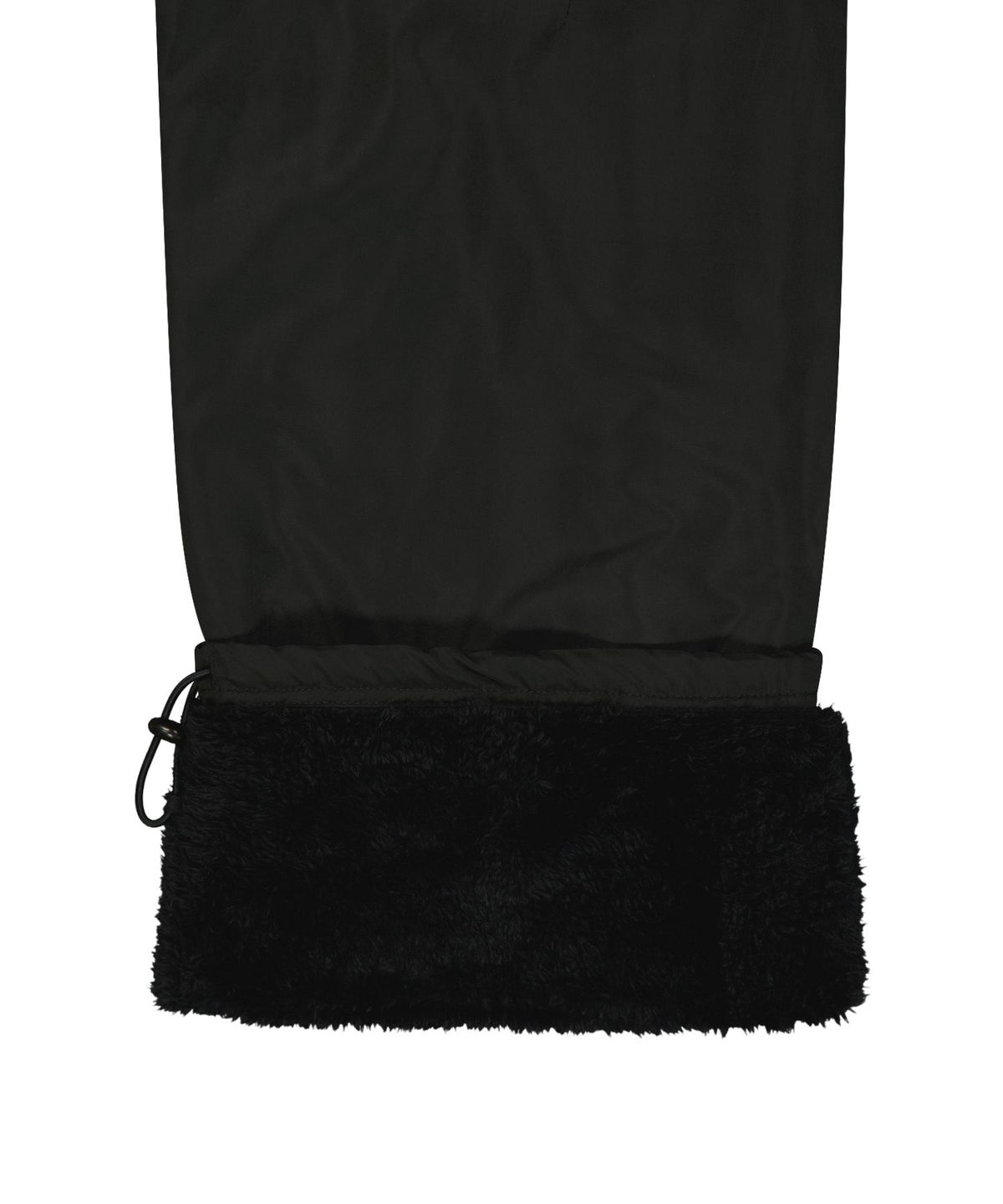 오호스(OJOS) Fleece Lined Nylon Pants / Black