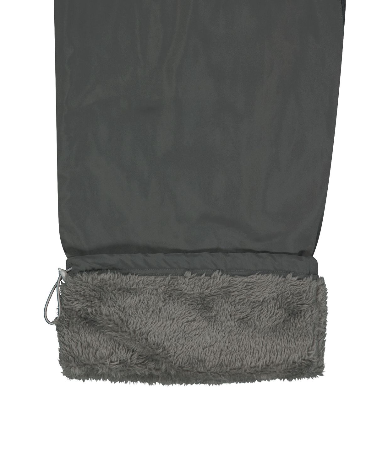 오호스(OJOS) Fleece Lined Nylon Pants / Charcoal
