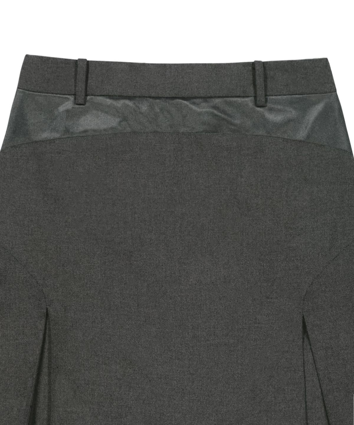 오호스(OJOS) Pleated Jersey Skirt Pants / Grey