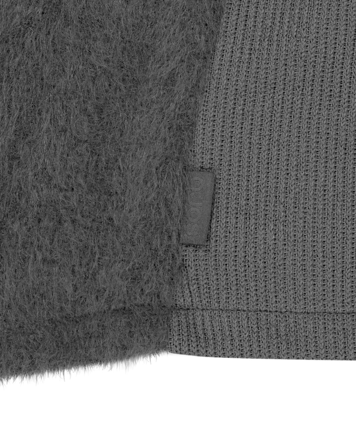 오호스(OJOS) Muffler Knit Halter Top / Charcoal