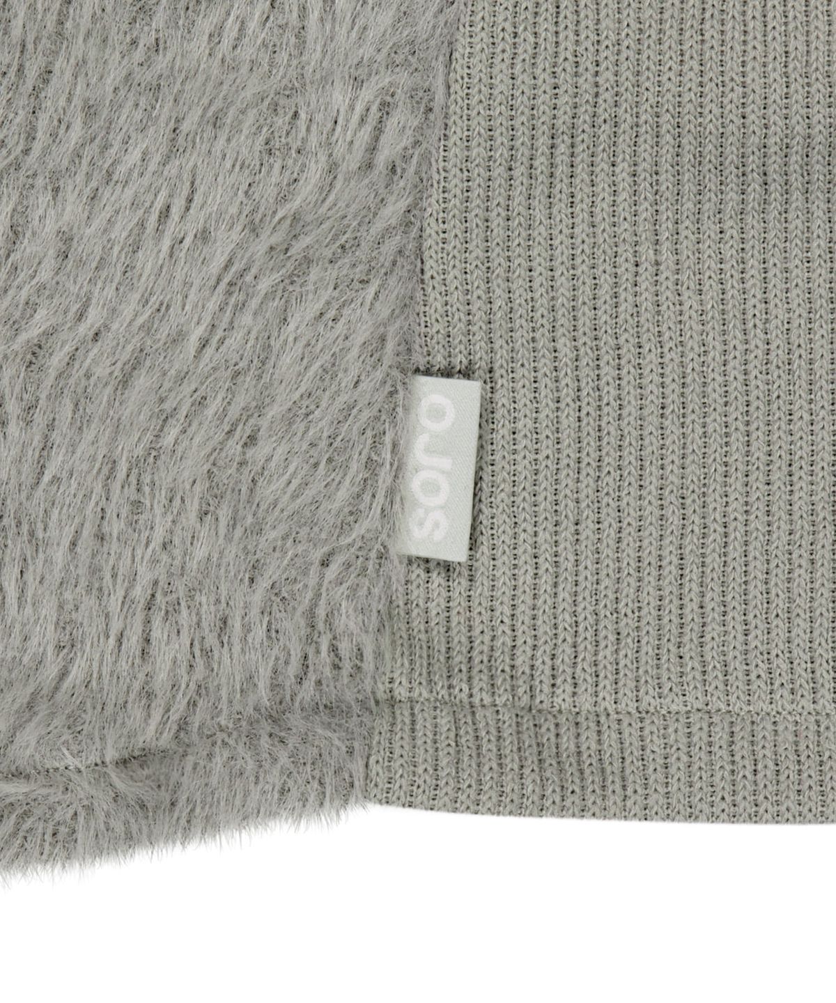 오호스(OJOS) Muffler Knit Halter Top / Grey