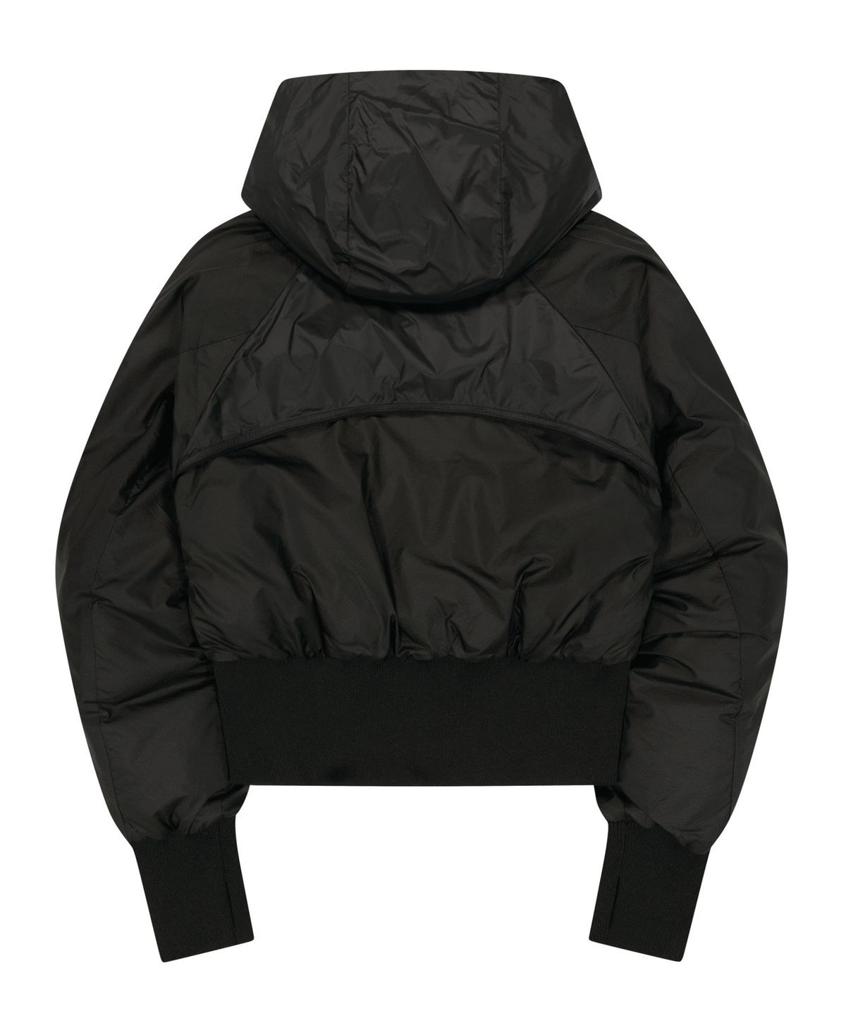 오호스(OJOS) Reversible Check Padded Jacket / Black