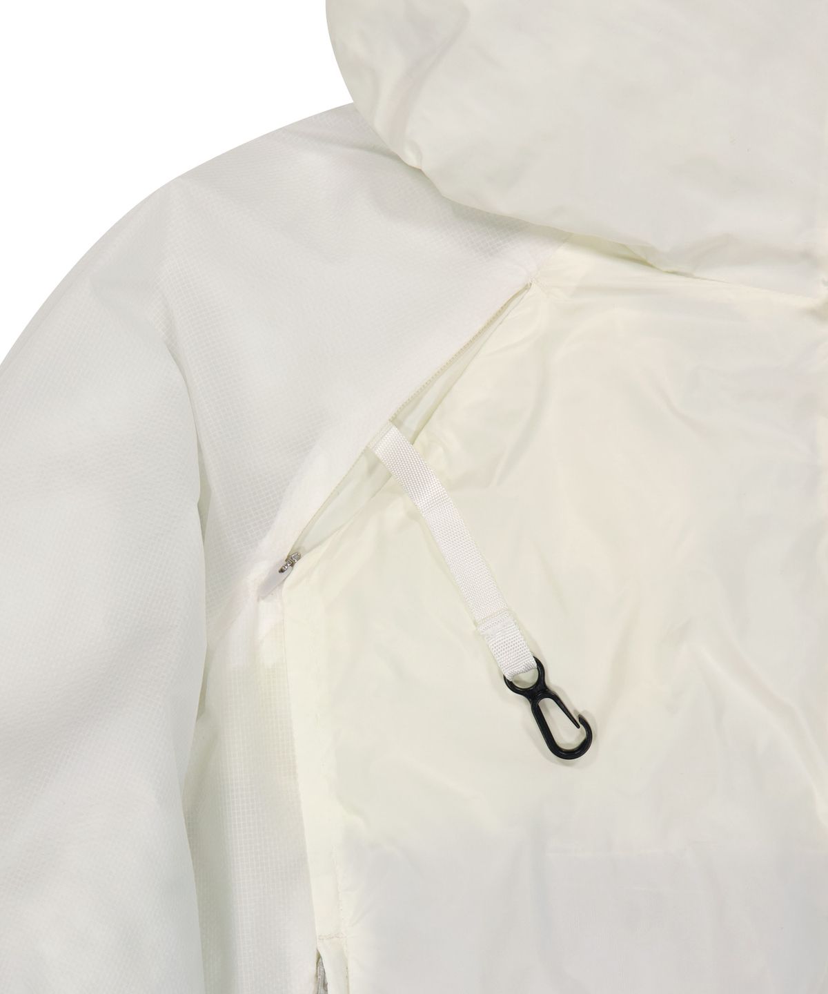 오호스(OJOS) Reversible Check Padded Jacket / Ivory
