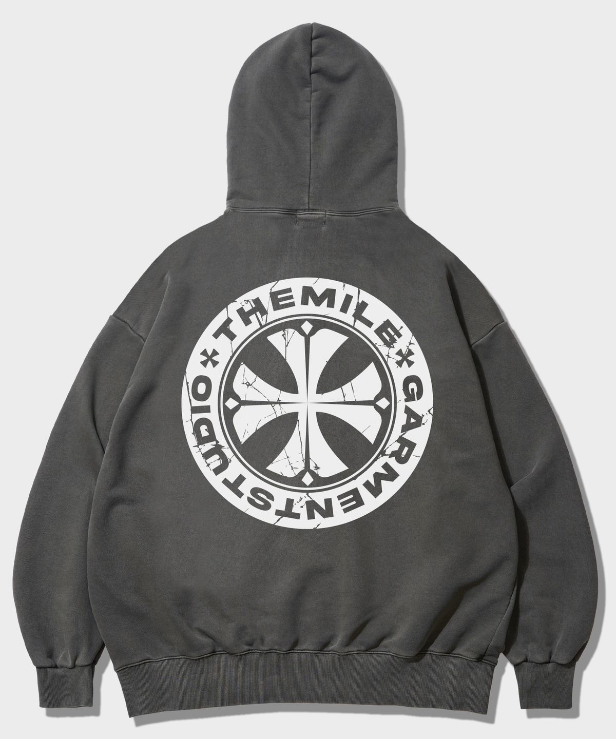 더마일(THEMILE) GARMENT STUDIO MILE HOODIE [PIGMENT D.GRAY]