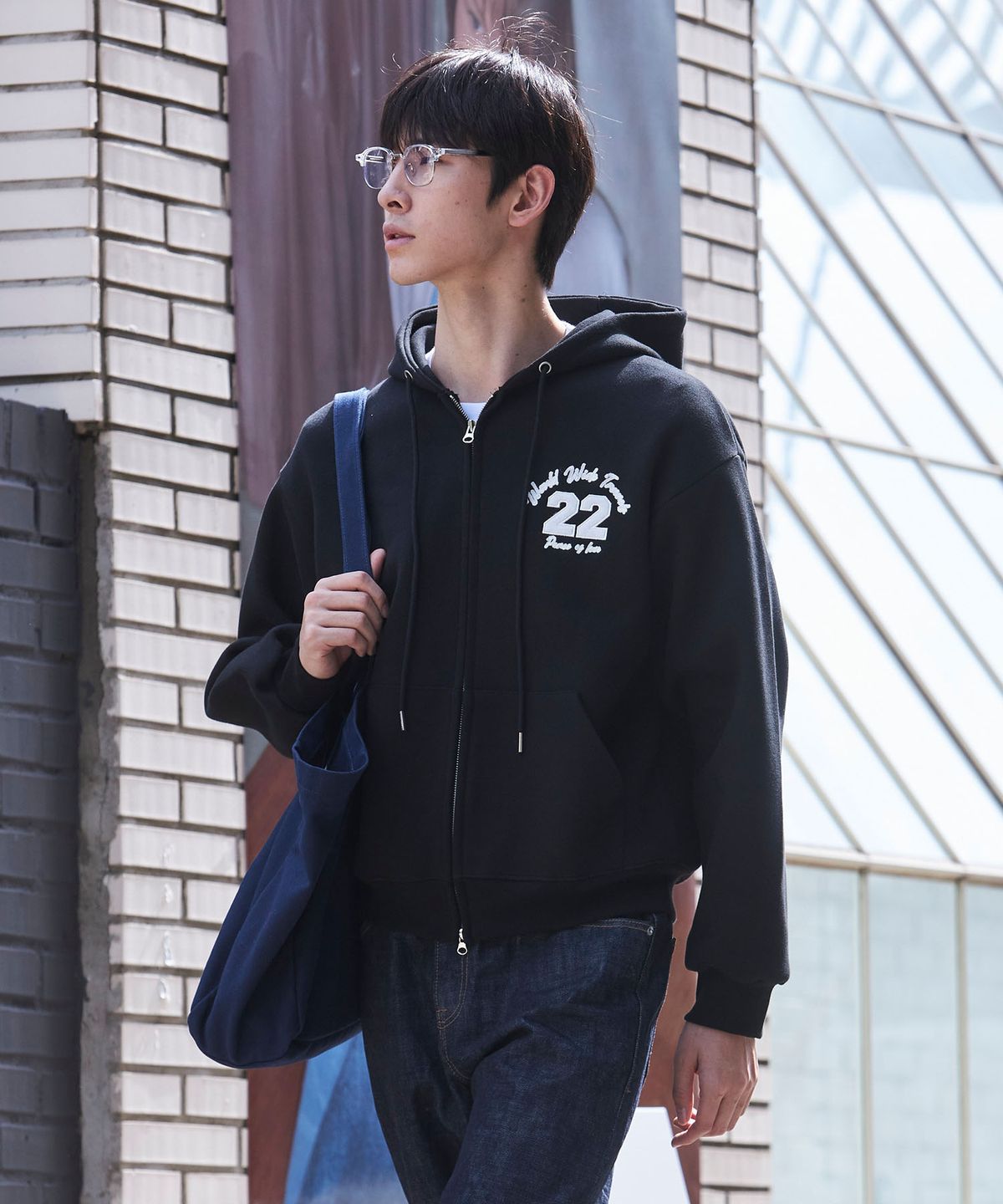 피오엘(POL) 월드와이드 PCLV 후드집업 _블랙