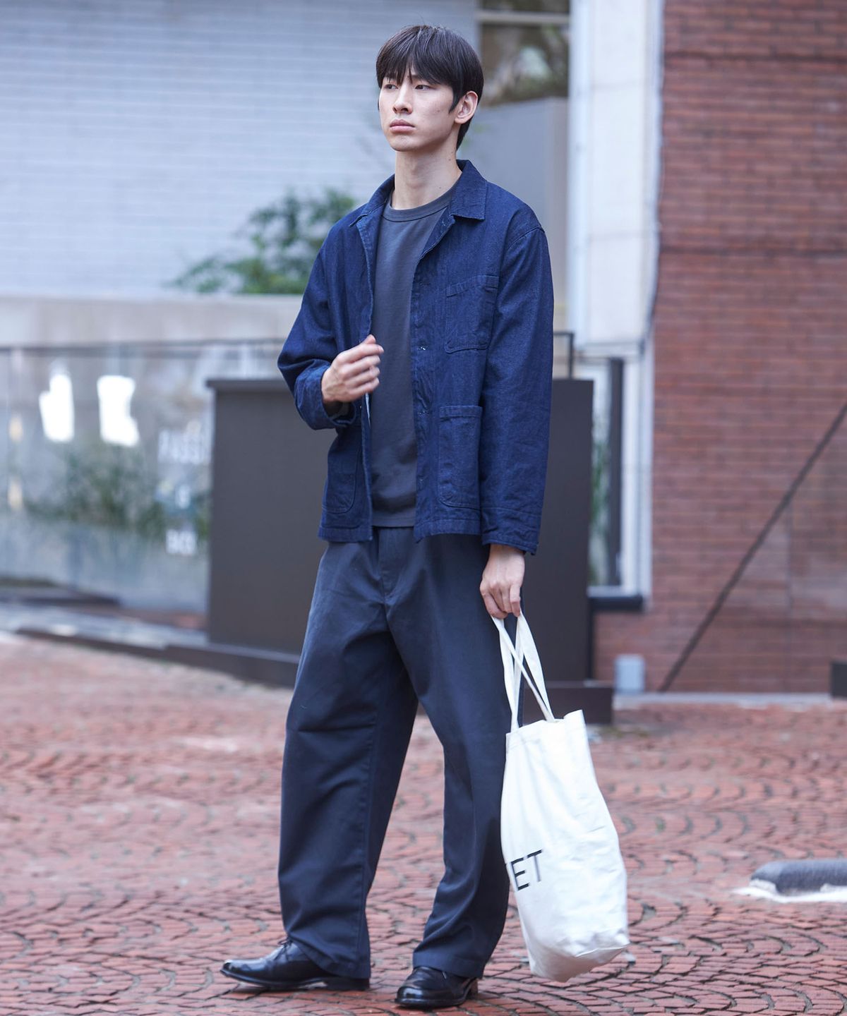 피오엘(POL) 데님 프렌치 자켓