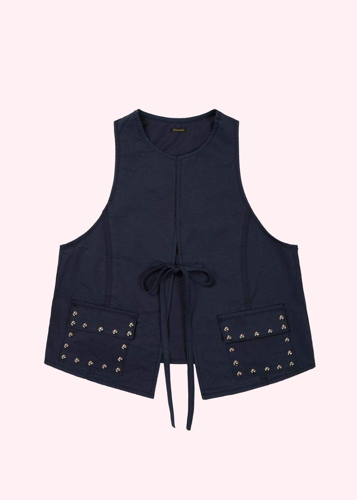 어텐즈(ATTENDS) Studded Vest (Navy)