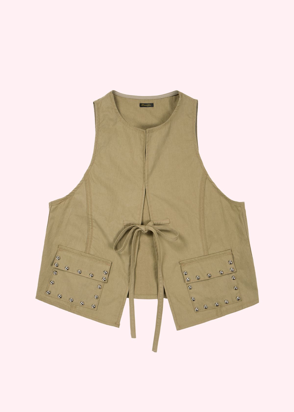 어텐즈(ATTENDS) Studded Vest (Begie)