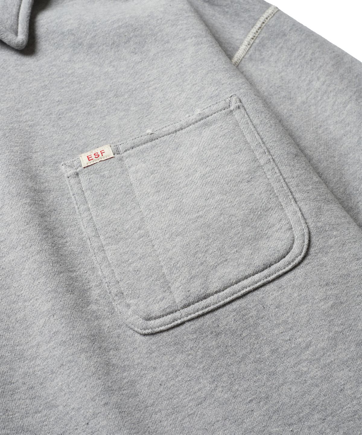 에스파이(ESFAI) ORIGIN SPORTS HALF-ZIP (MELANGE GREY)