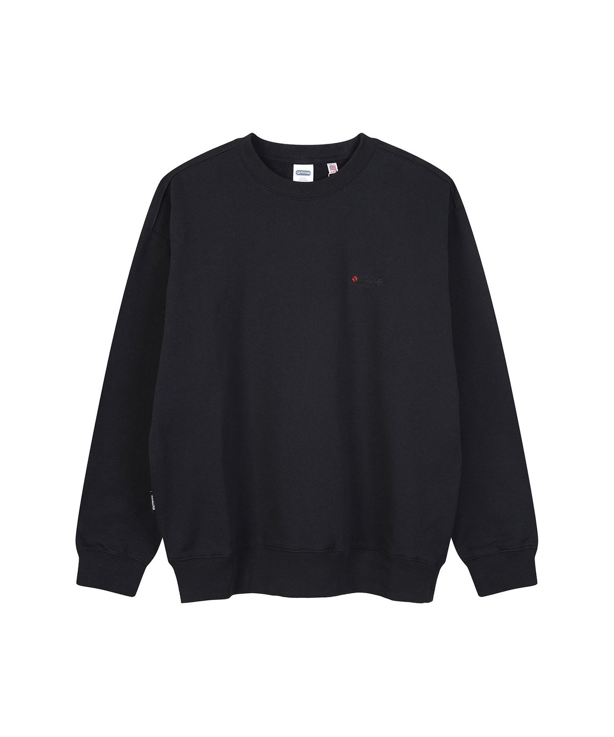 아웃도어 프로덕츠(OUTDOOR PRODUCTS) STANDARD LOGO SWEAT (BLACK)