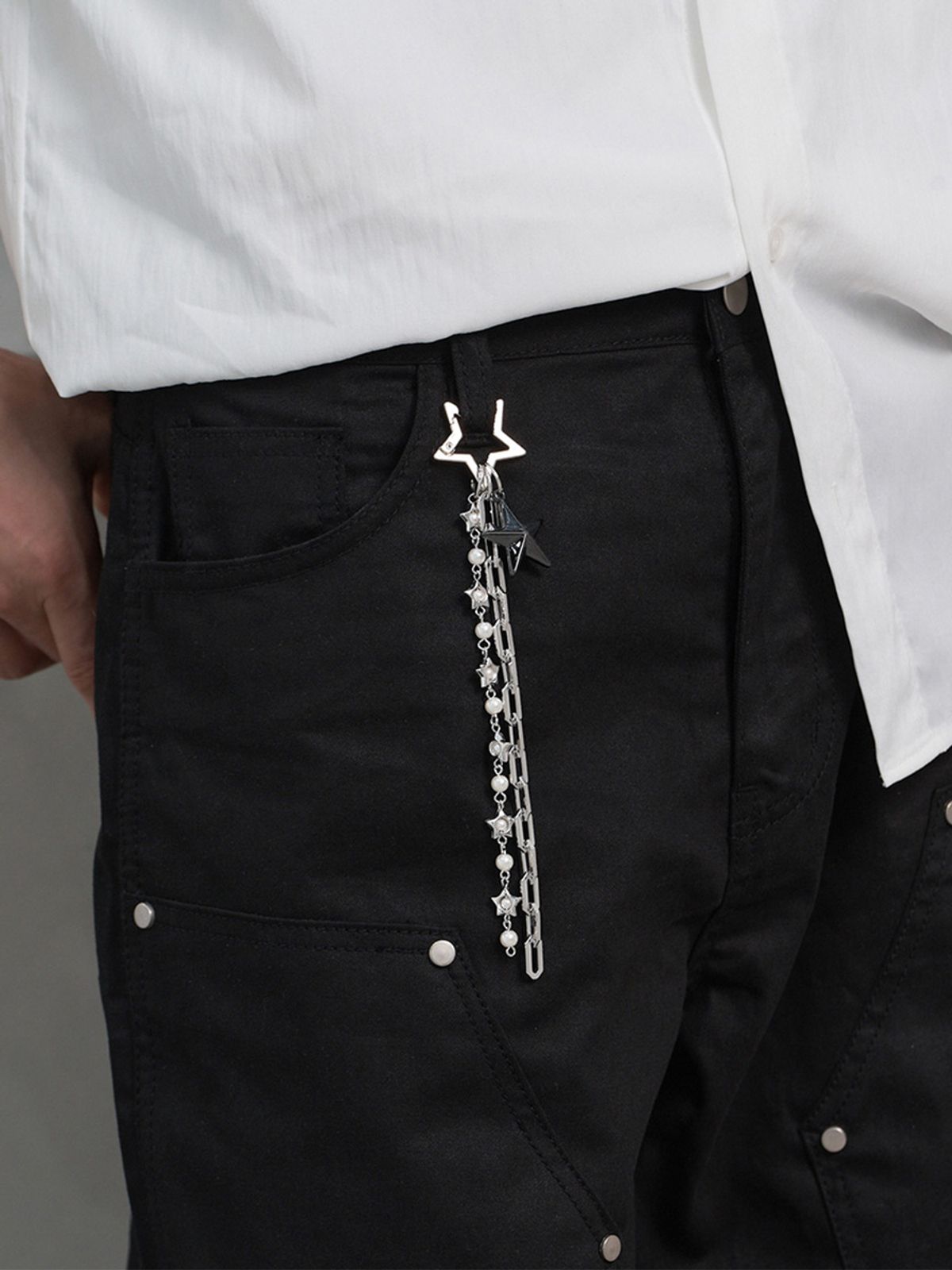 하와(HAWHA) Stud Chain Star Keyring