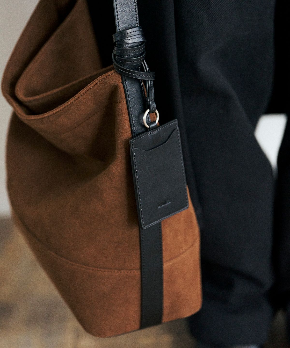 뮤니에(MUNIER) BER BAG SUEDE_BROWN