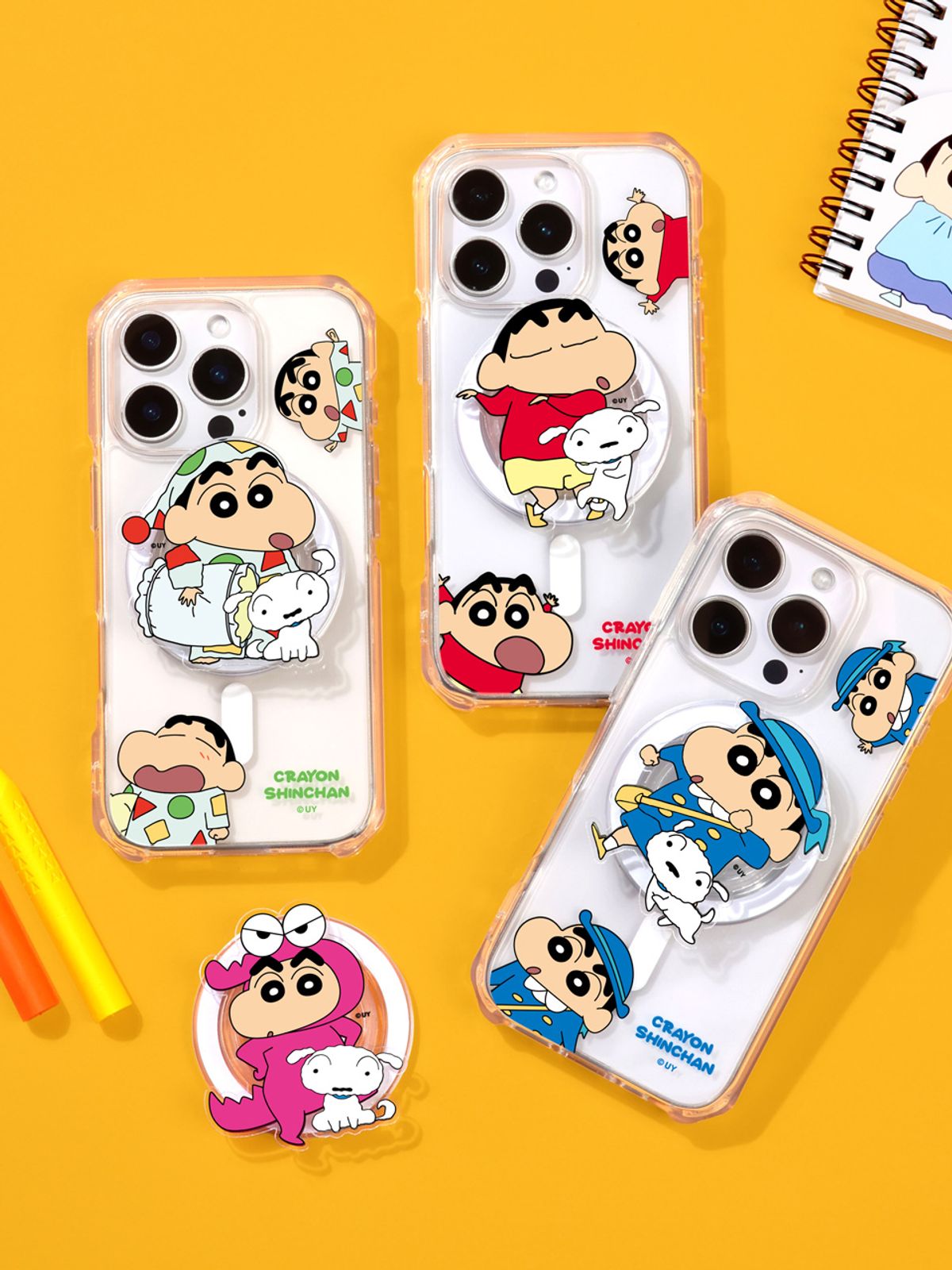 디자인스킨(DESIGNSKIN) 맥세이프 케이스+그래픽톡 SET_짱구는못말려3
