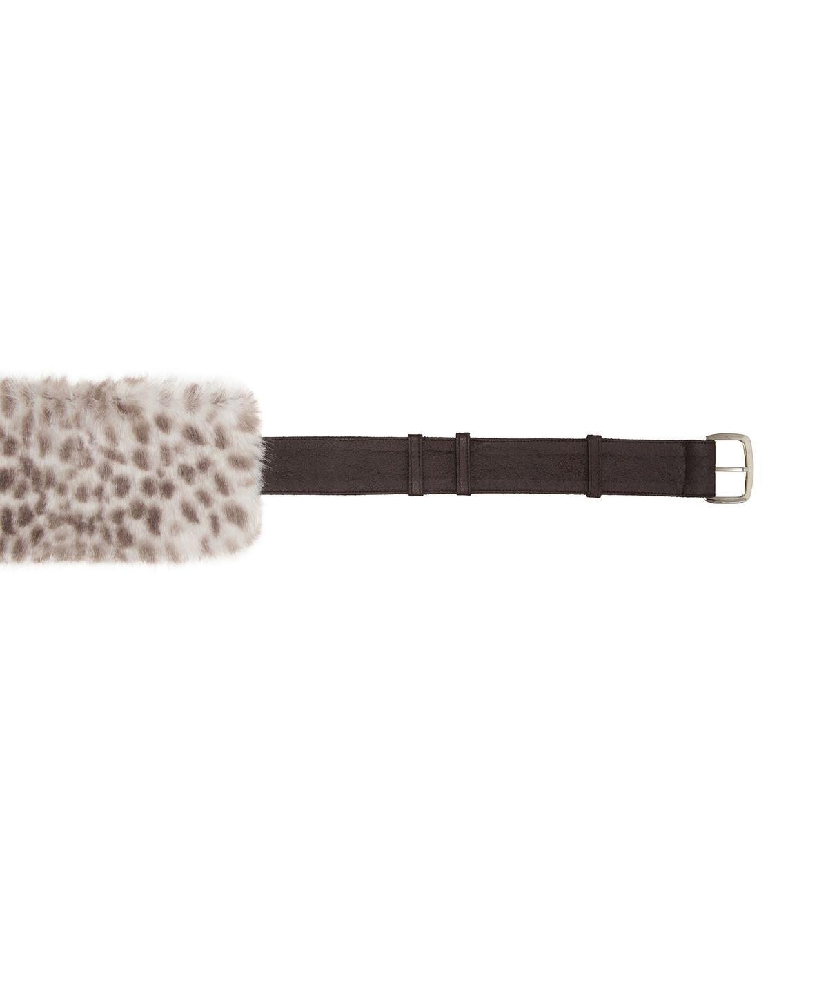 러브이즈트루(LUVISTRUE) EV FUR BELT(BROWN)