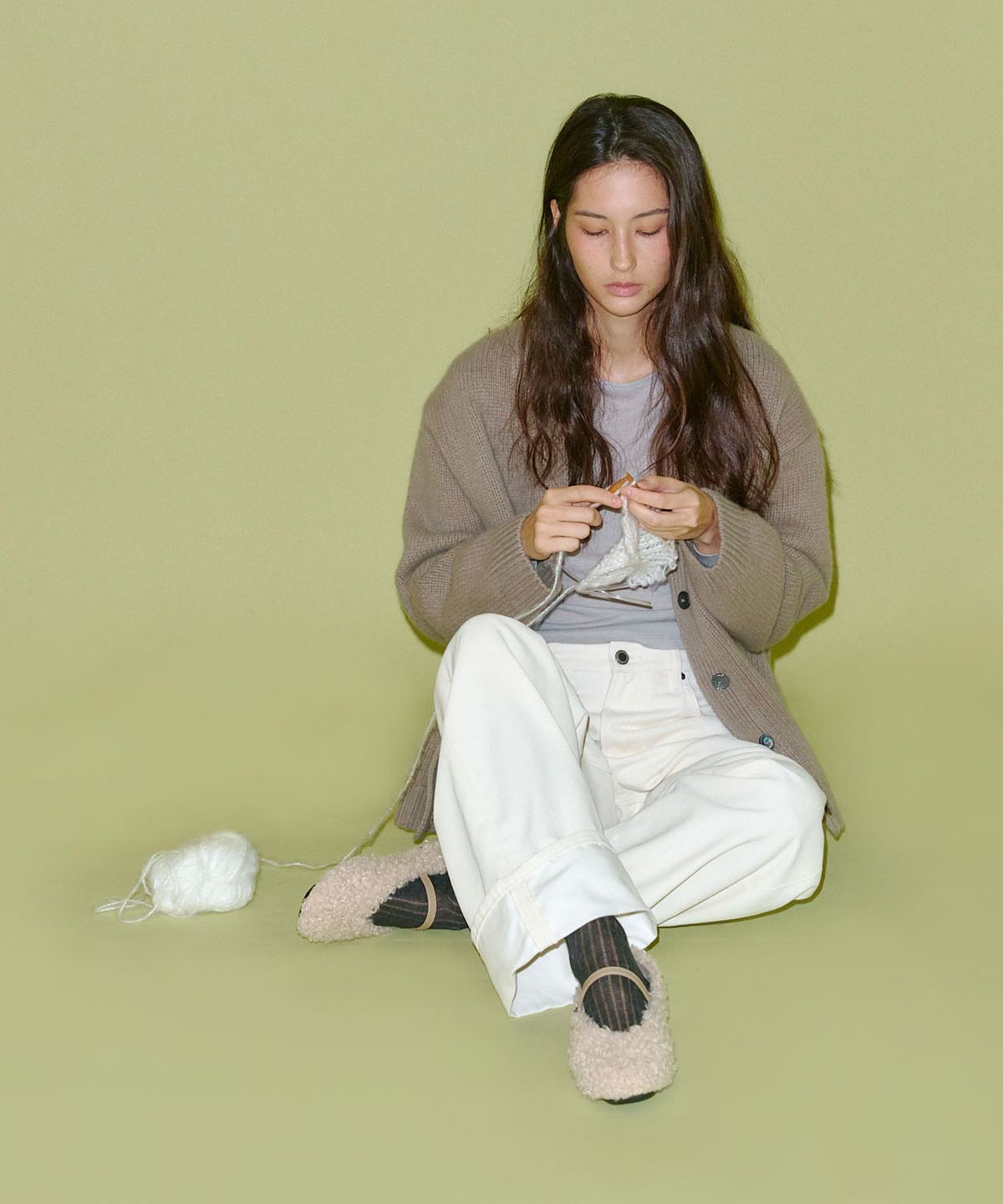 누스(NUUS) 리아 시어링 메리제인 플랫 [n5298]_3color