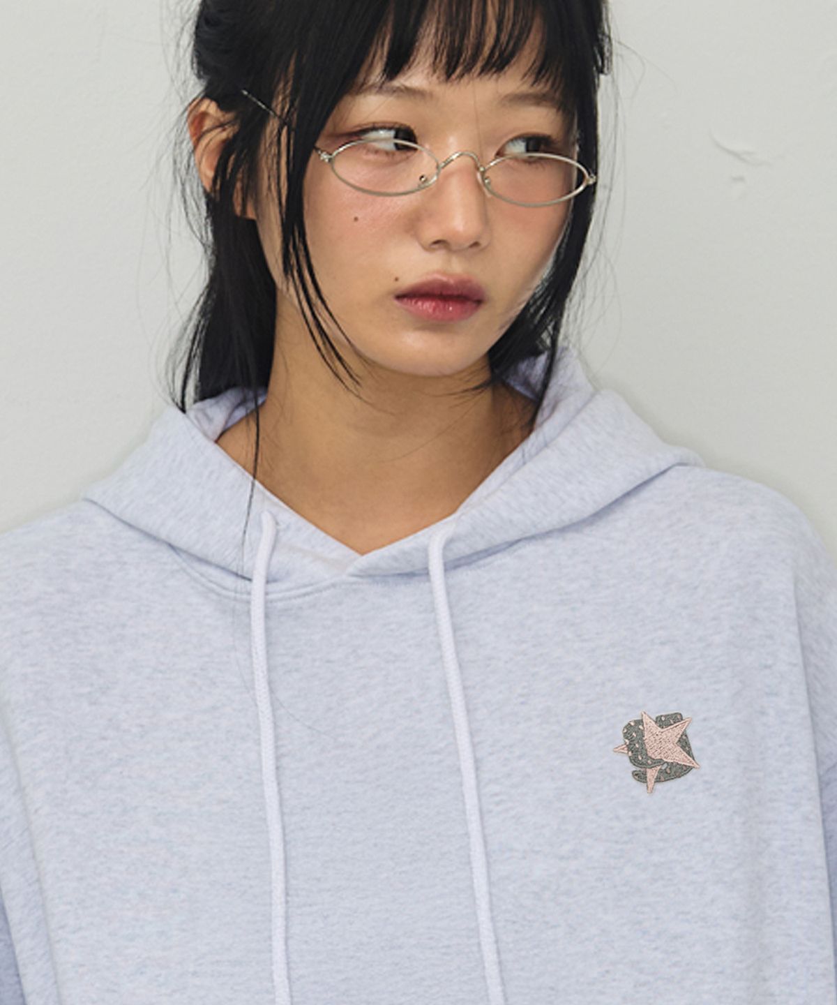 그레이버(GRAVER) [UNISEX]G STAR 자수 후드티_3color