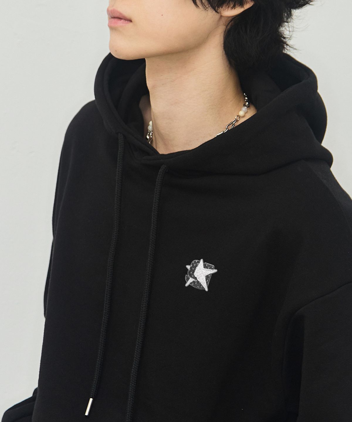 그레이버(GRAVER) [UNISEX]G STAR 자수 후드티_3color
