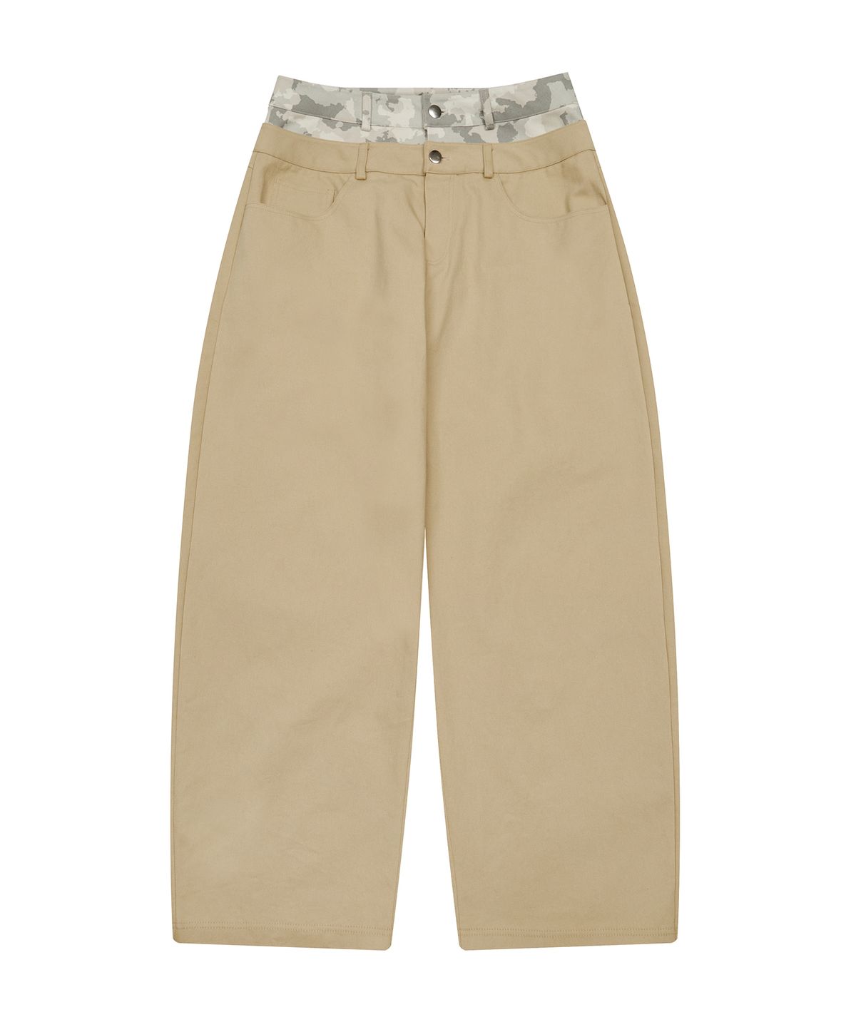 러브이즈트루(LUVISTRUE) EV SKELETON LAYERED PANTS(BEIGE)