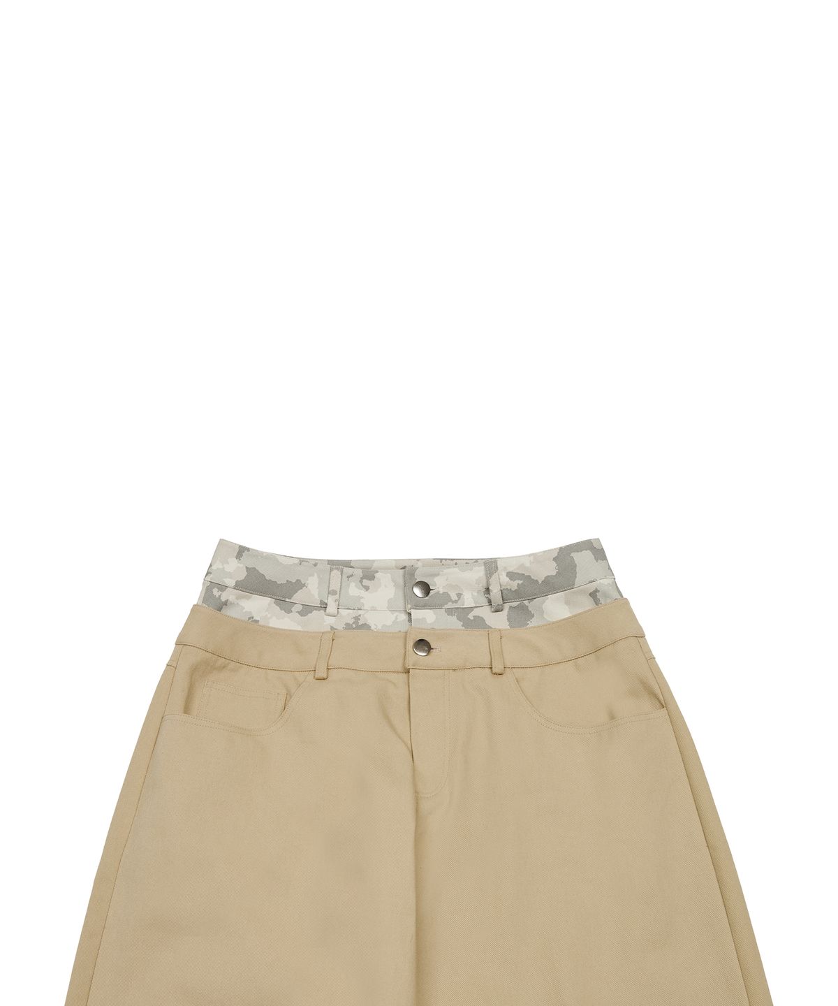 러브이즈트루(LUVISTRUE) EV SKELETON LAYERED PANTS(BEIGE)