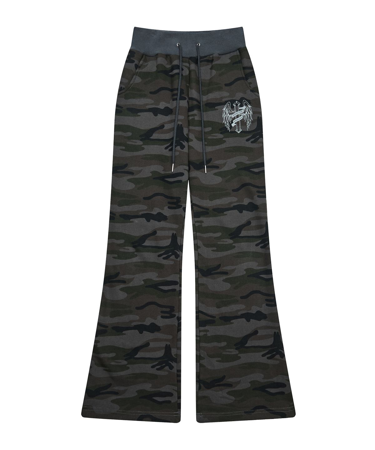 러브이즈트루(LUVISTRUE) EV BOOTSCUT TRAINING PANTS(CAMO)